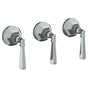 Watermark - Wall Mounted 3-Valve Shower Trim - Vintage Copper