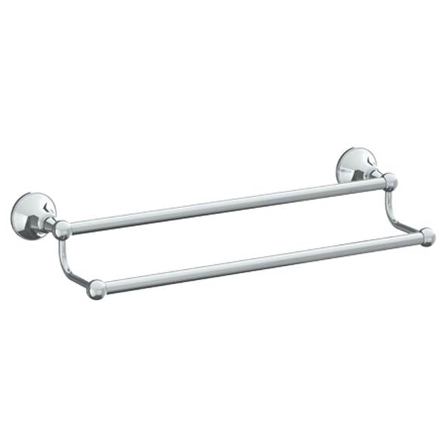 Watermark - Wall Mounted Double Towel Bar, 18'' - Vintage Copper