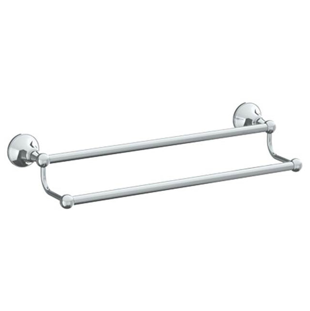 Watermark - Wall Mounted Double Towel Bar, 18'' - Vintage Copper