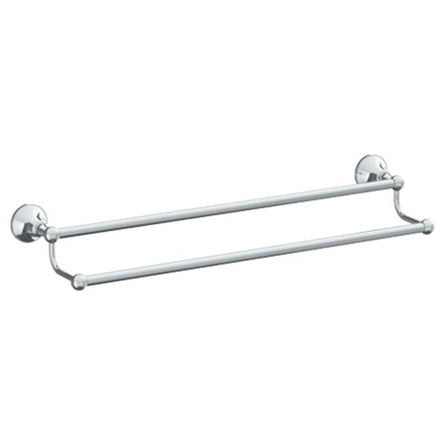 Watermark - Wall Mounted Double Towel Bar, 24'' - Vintage Copper