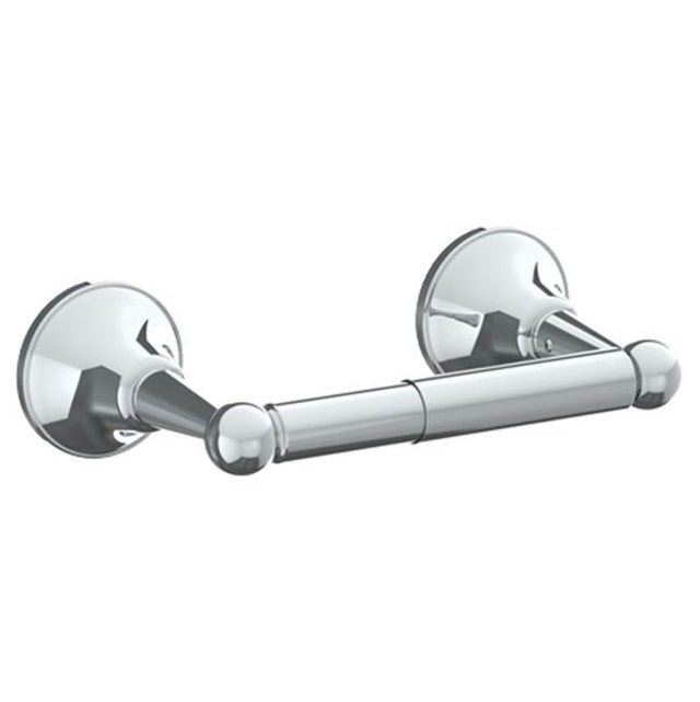 Watermark - Wall Mounted Double Post Paper Holder - Polished Natural Brass
