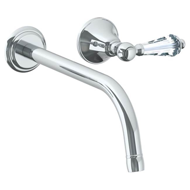 Watermark - Wall Mounted 2 Hole Lavatory Set with 11'' CTC Spout - Vintage Copper