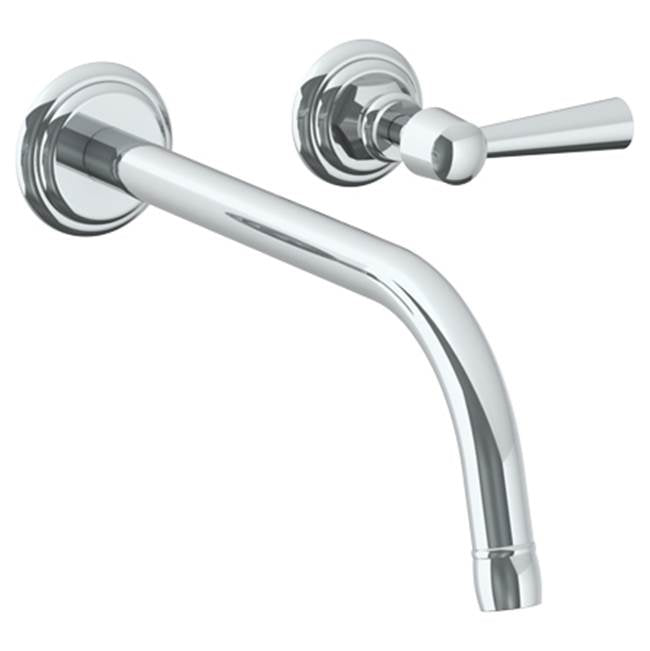 Watermark - Wall Mounted 2 Hole Lavatory Set with 11'' CTC Spout - Vintage Copper