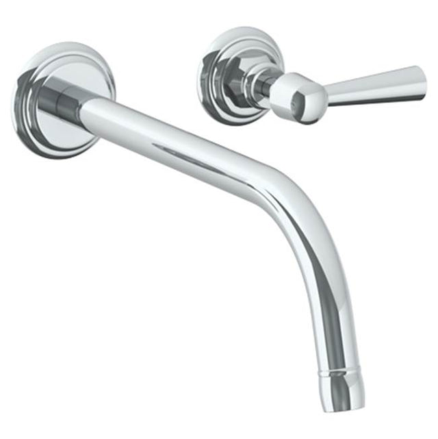Watermark - Wall Mounted 2 Hole Lavatory Set with 11'' CTC Spout - Vintage Copper
