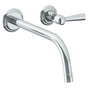 Watermark - Wall Mounted 2 Hole Lavatory Set with 11'' CTC Spout - Vintage Copper