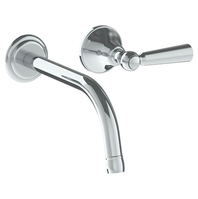 Watermark - Wall Mounted 2 Hole Lavatory Set with 8 3/8'' CTC Spout - Vintage Copper