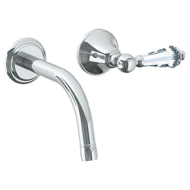 Watermark - Wall Mounted 2 Hole Lavatory Set with 6 1/2'' CTC Spout - Vintage Copper