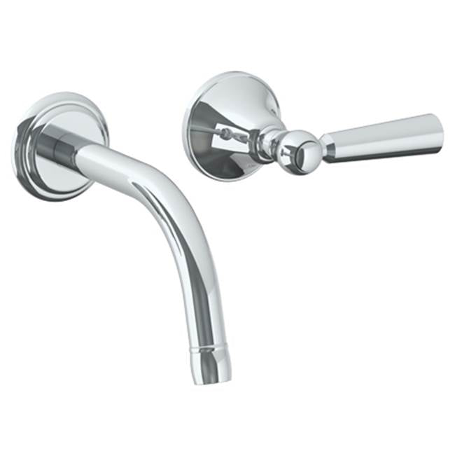Watermark - Wall Mounted 2 Hole Lavatory Set with 6 1/2'' CTC Spout - Vintage Copper