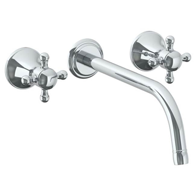 Watermark - Wall Mounted 3 Hole Lavatory Set with 11'' CTC Spout - Vintage Copper