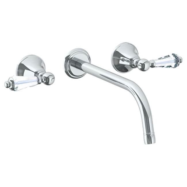 Watermark - Wall Mounted 3 Hole Lavatory Set with 11'' CTC Spout - Vintage Copper
