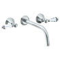 Watermark - Wall Mounted 3 Hole Lavatory Set with 11'' CTC Spout - Vintage Copper