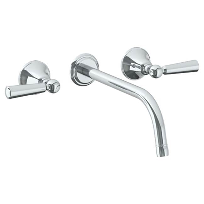 Watermark - Wall Mounted 3 Hole Lavatory Set with 11'' CTC Spout - Vintage Copper