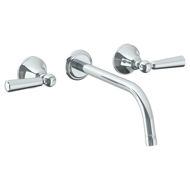 Watermark - Wall Mounted 3 Hole Lavatory Set with 11'' CTC Spout - Vintage Copper