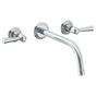 Watermark - Wall Mounted 3 Hole Lavatory Set with 11'' CTC Spout - Vintage Copper
