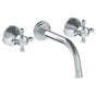 Watermark - Wall Mounted 3 Hole Lavatory Set with 8 3/8'' CTC Spout - Vintage Copper