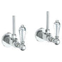 Watermark - Lavatory Angle Stop Kit -1/2'' Compression x 3/8'' OD Compression - Vintage Copper