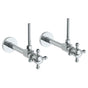Watermark - Lavatory Angle Stop Kit -1/2'' Sweat x 3/8'' OD Compression - Ebony