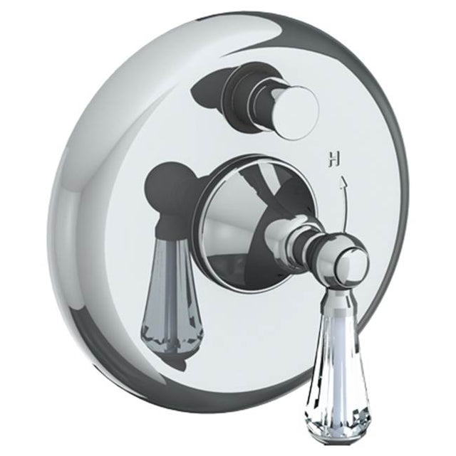 Watermark - Wall Mounted Pressure Balance Shower Trim with Diverter, 7'' dia. - Vintage Copper