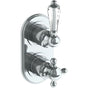 Watermark - Wall Mounted Mini Thermostatic Shower Trim with built-in control, 3 1/2'' - Vintage Copper