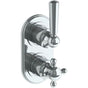 Watermark - Wall Mounted Mini Thermostatic Shower Trim with built-in control, 3 1/2'' - Vintage Copper