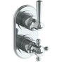 Watermark - Wall Mounted Mini Thermostatic Shower Trim with built-in control, 3 1/2'' - Vintage Copper