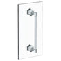 Watermark - Beverly 18'' shower door pull/ glass mount towel bar - Vintage Copper