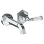 Watermark - Wall Mounted 2 Hole Lavatory Set with 6 3/4'' CTC Spout - Vintage Copper