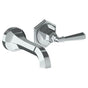 Watermark - Wall Mounted 2 Hole Lavatory Set with 6 3/4'' CTC Spout - Vintage Copper