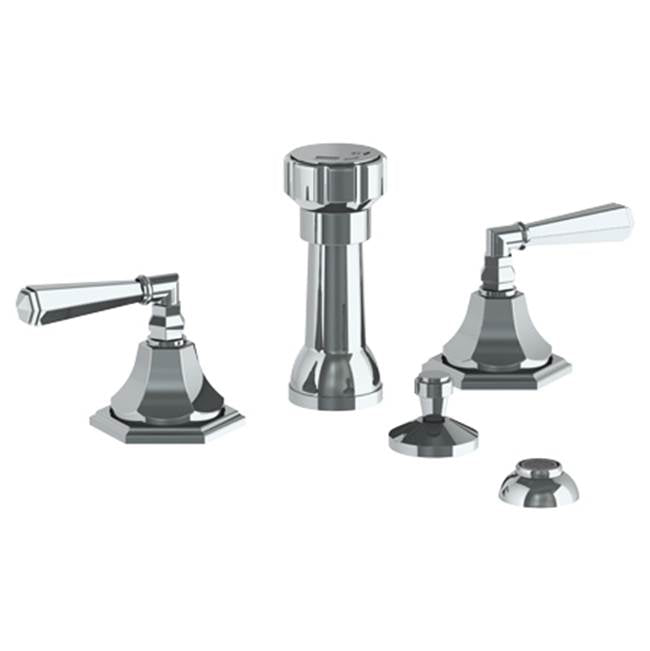 Watermark - Deck Mounted 4-Hole Bidet - Vintage Copper