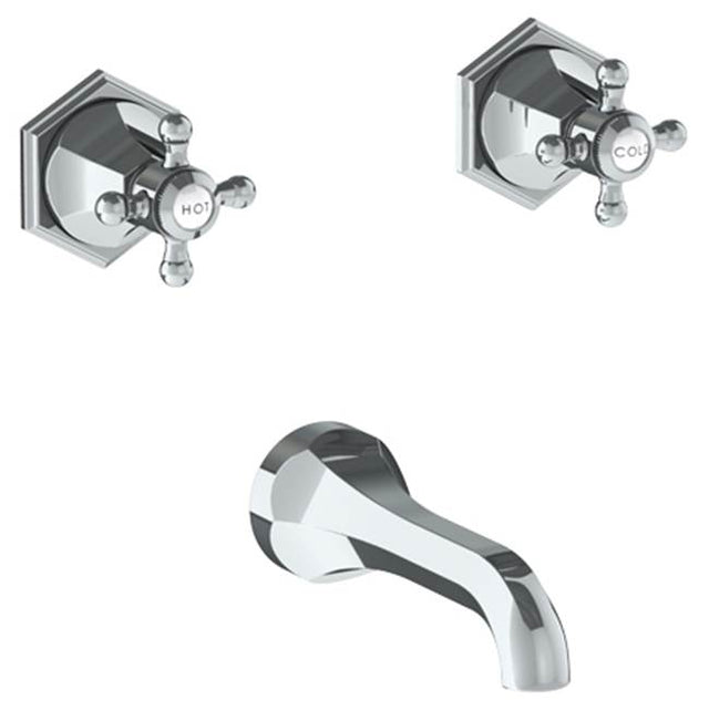 Watermark - Wall Mounted 3 Hole Bath Set - Vintage Copper