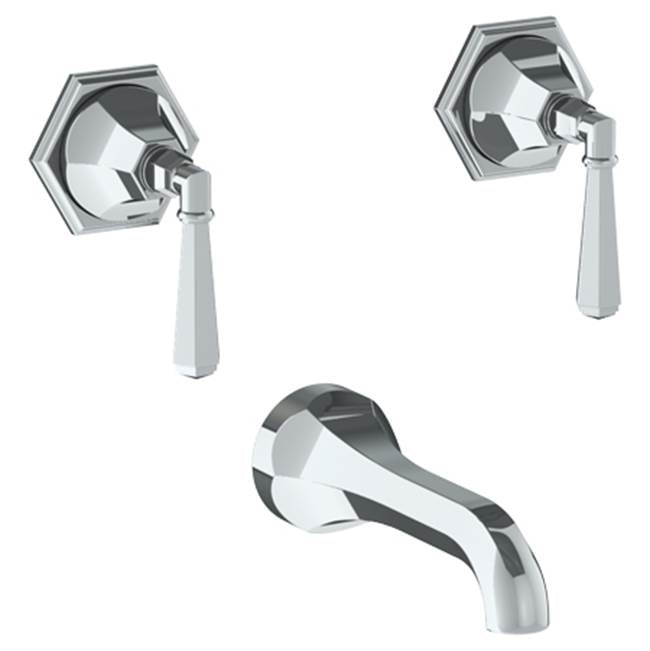 Watermark - Wall Mounted 3 Hole Bath Set - Vintage Copper
