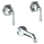 Watermark - Wall Mounted 3 Hole Bath Set - Vintage Copper