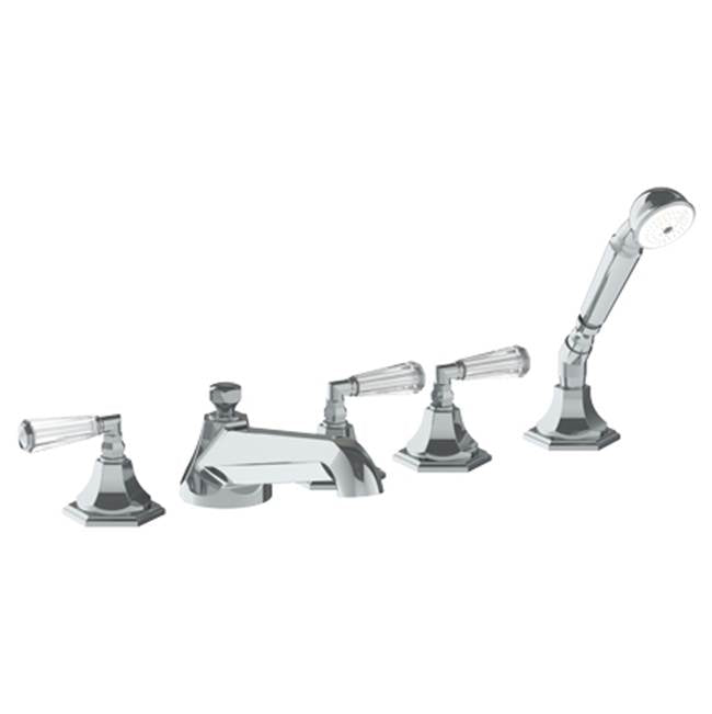 Watermark - Deck Mounted 5 Hole Bath Set - Vintage Copper