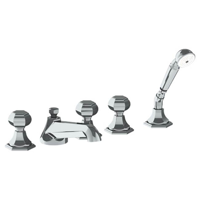 Watermark - Deck Mounted 5 Hole Bath Set - Vintage Copper