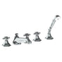 Watermark - Deck Mounted 5 Hole Bath Set - Vintage Copper