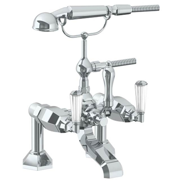 Watermark - Deck Mounted Exposed Bath Set with Hand Shower - Vintage Copper