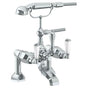 Watermark - Deck Mounted Exposed Bath Set with Hand Shower - Vintage Copper