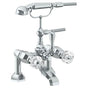 Watermark - Deck Mounted Exposed Bath Set with Hand Shower - Vintage Copper