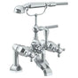 Watermark - Deck Mounted Exposed Bath Set with Hand Shower - Vintage Copper