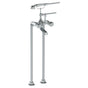Watermark - Floor Standing Bath Set with Hand Shower - Vintage Copper