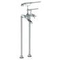 Watermark - Floor Standing Bath Set with Hand Shower - Vintage Copper