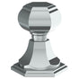 Watermark - Trim For Deck Mounted Valve. Porcelain cross button on XX trim engraved ''HOT'' - Vintage Copper