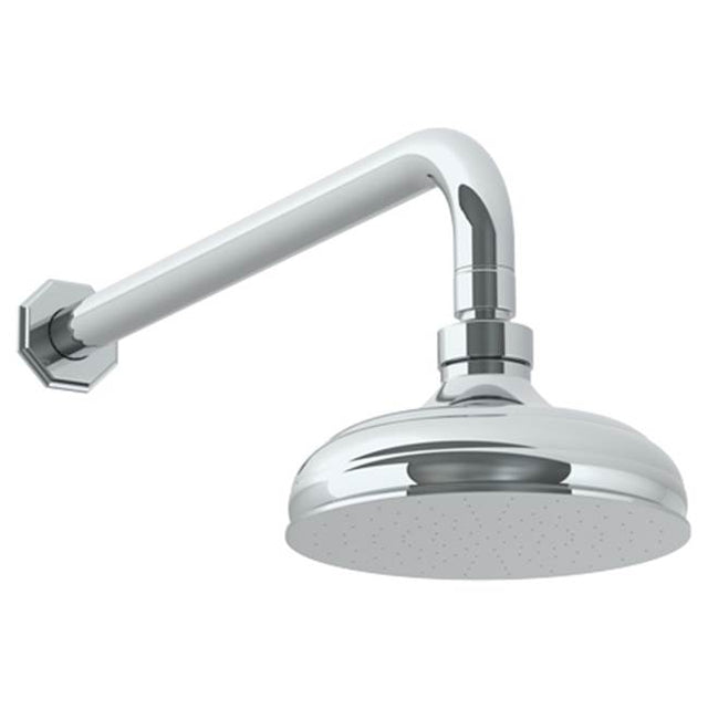 Watermark - Wall Mounted Showerhead, 6''dia, with 14'' Arm and Flange - Vintage Copper