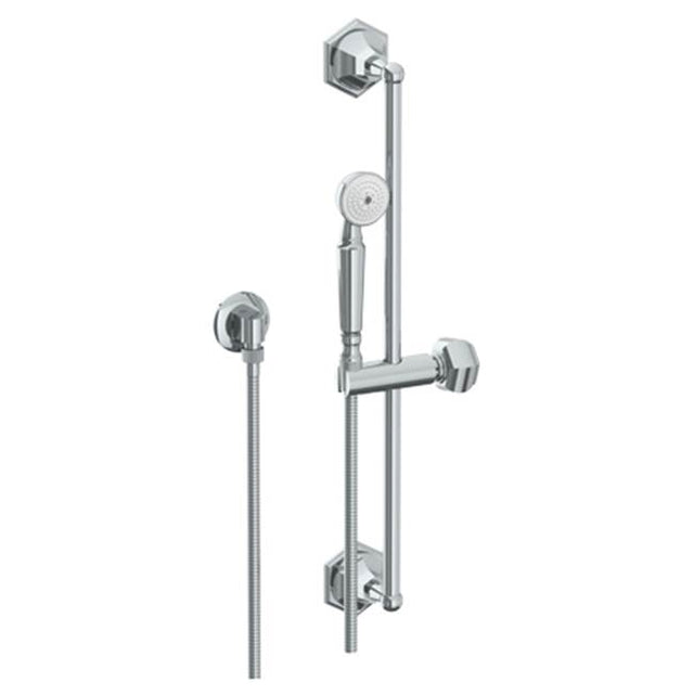 Watermark - Positioning Bar Shower Kit with Hand Shower and 69'' Hose - Vintage Copper
