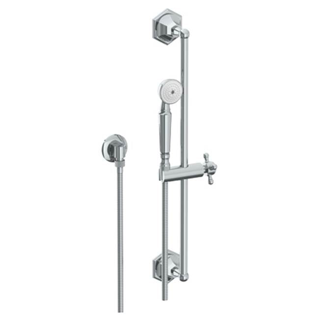 Watermark - Positioning Bar Shower Kit with Hand Shower and 69'' Hose - Vintage Copper