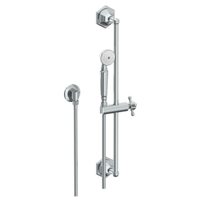 Watermark - Positioning Bar Shower Kit with Hand Shower and 69'' Hose - Vintage Copper