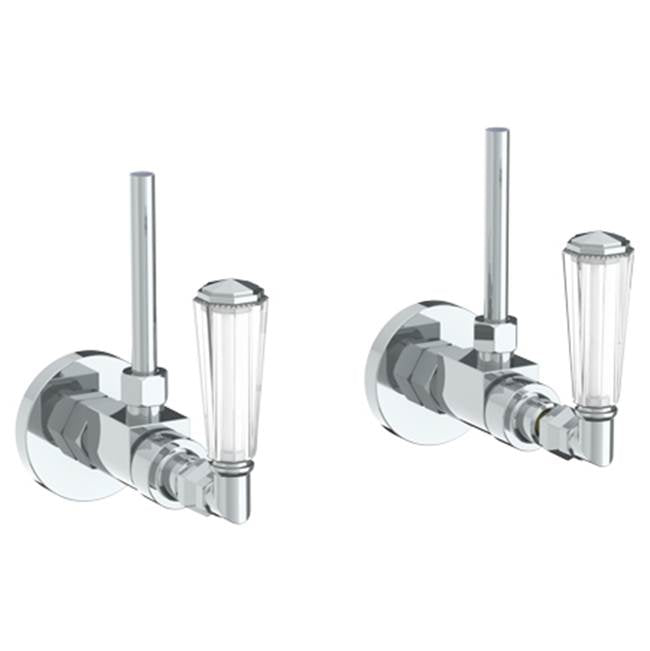 Watermark - Lavatory Angle Stop Kit -1/2'' Compression x 3/8'' OD Compression - Vintage Copper