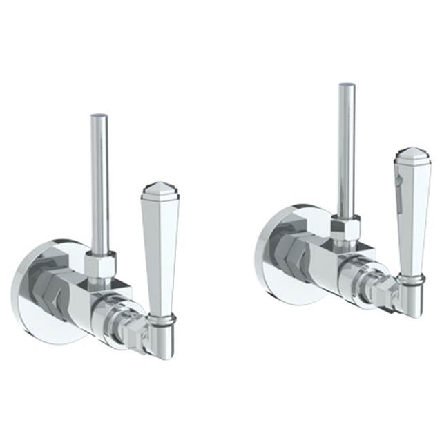 Watermark - Lavatory Angle Stop Kit -1/2'' Compression x 3/8'' OD Compression - Vintage Copper