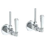 Watermark - Lavatory Angle Stop Kit -1/2'' Compression x 3/8'' OD Compression - Vintage Copper