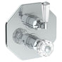 Watermark - Wall Mounted Thermostatic Shower Trim with built-in control, 7 1/2'' - Vintage Copper